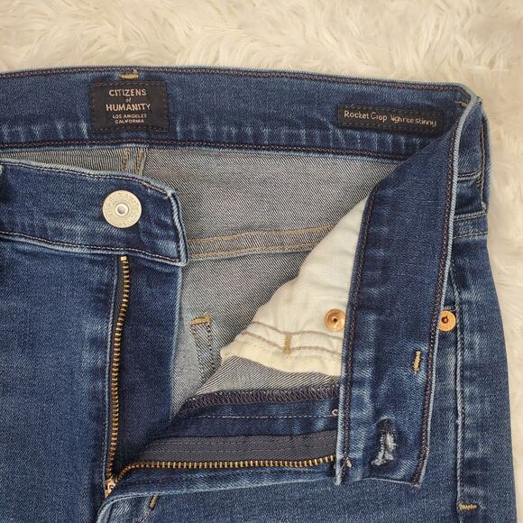 Citizens of Humanity Rocket Crop Skinny Jeans 27 / 4 - Picture 7 of 10